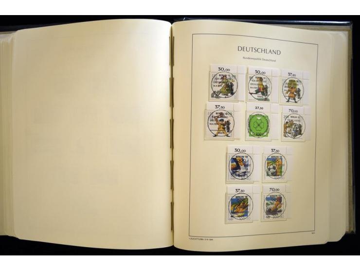 1949/90, gestempelte, in den Hauptnummern weit überkomplette Sammlung, dabei etliche Briefe teils mit guten Frankaturen, ein 