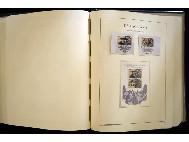 1949/90, gestempelte, in den Hauptnummern weit überkomplette Sammlung, dabei etliche Briefe teils mit guten Frankaturen, ein 