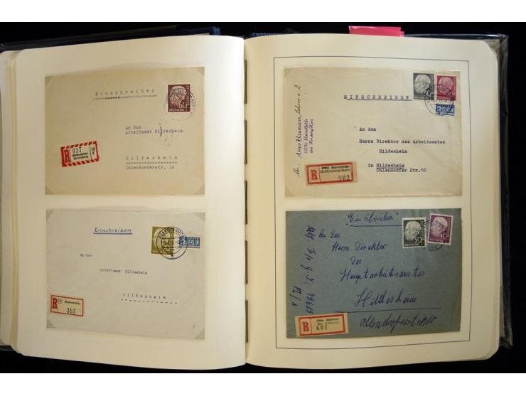 1949/90, gestempelte, in den Hauptnummern weit überkomplette Sammlung, dabei etliche Briefe teils mit guten Frankaturen, ein 