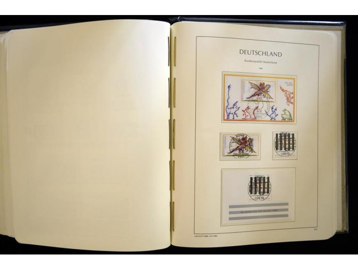 1949/90, gestempelte, in den Hauptnummern weit überkomplette Sammlung, dabei etliche Briefe teils mit guten Frankaturen, ein 