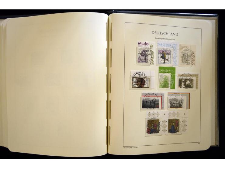 1949/90, gestempelte, in den Hauptnummern weit überkomplette Sammlung, dabei etliche Briefe teils mit guten Frankaturen, ein 