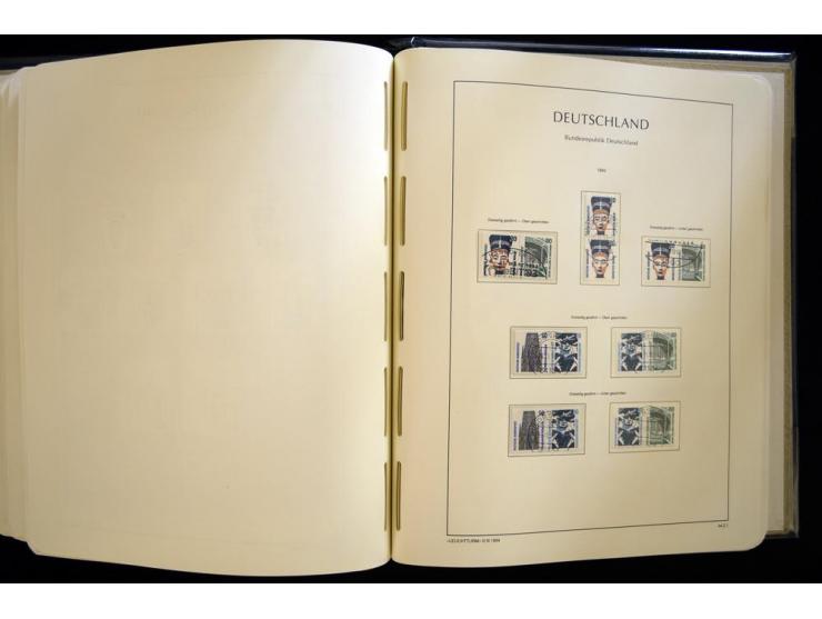 1949/90, gestempelte, in den Hauptnummern weit überkomplette Sammlung, dabei etliche Briefe teils mit guten Frankaturen, ein 