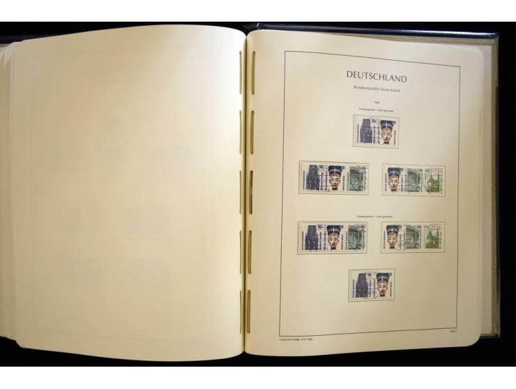 1949/90, gestempelte, in den Hauptnummern weit überkomplette Sammlung, dabei etliche Briefe teils mit guten Frankaturen, ein 