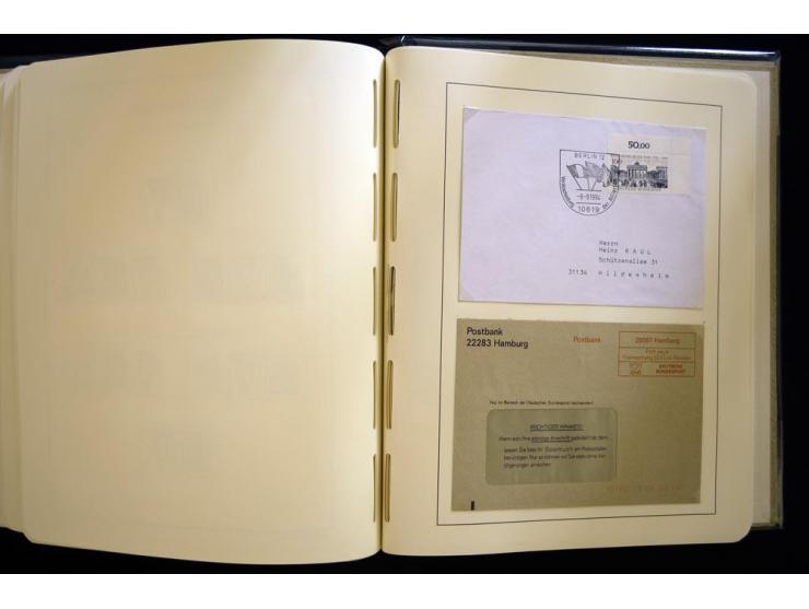 1949/90, gestempelte, in den Hauptnummern weit überkomplette Sammlung, dabei etliche Briefe teils mit guten Frankaturen, ein 