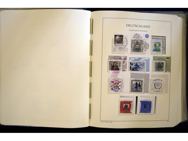 1949/90, gestempelte, in den Hauptnummern weit überkomplette Sammlung, dabei etliche Briefe teils mit guten Frankaturen, ein 