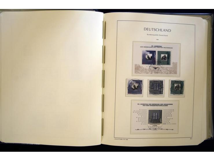 1949/90, gestempelte, in den Hauptnummern weit überkomplette Sammlung, dabei etliche Briefe teils mit guten Frankaturen, ein 