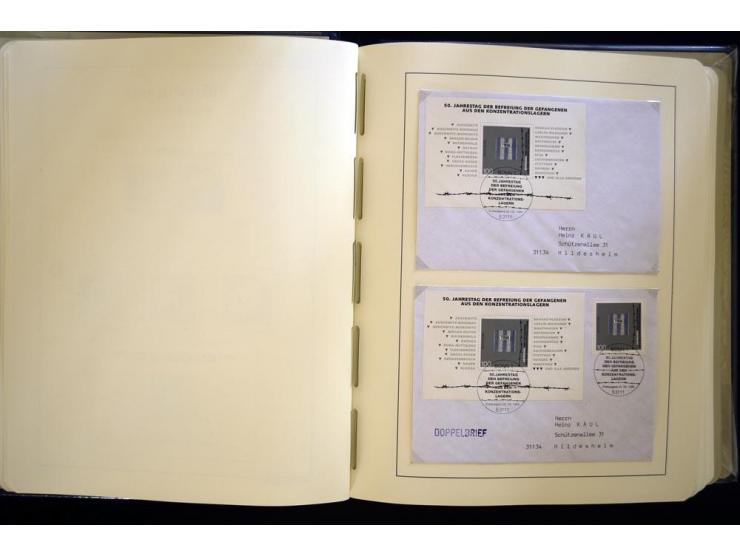 1949/90, gestempelte, in den Hauptnummern weit überkomplette Sammlung, dabei etliche Briefe teils mit guten Frankaturen, ein 