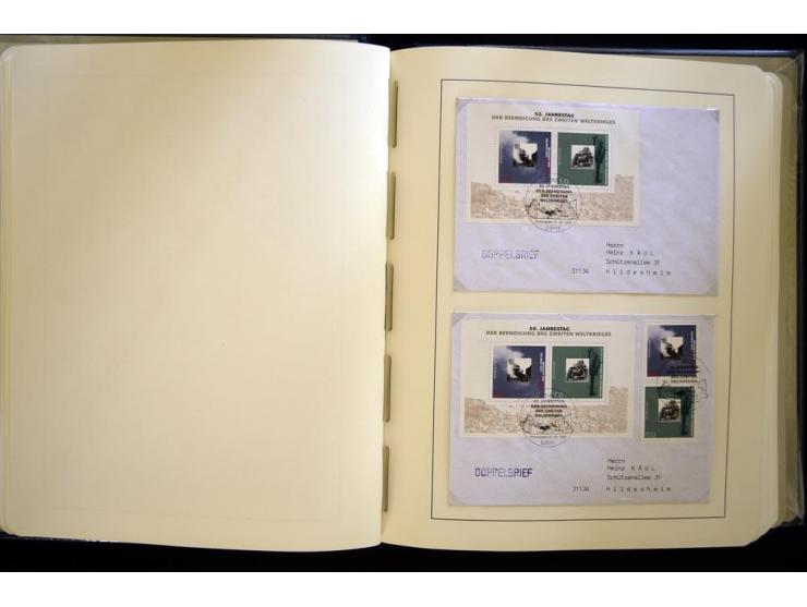 1949/90, gestempelte, in den Hauptnummern weit überkomplette Sammlung, dabei etliche Briefe teils mit guten Frankaturen, ein 