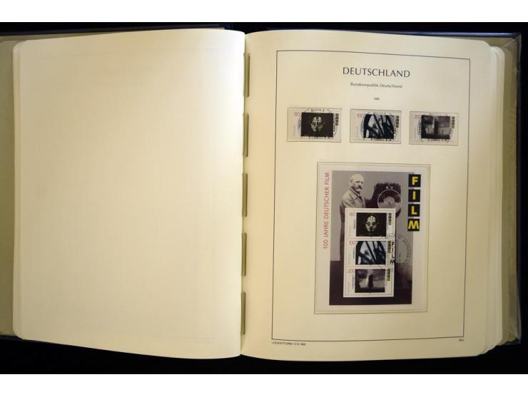 1949/90, gestempelte, in den Hauptnummern weit überkomplette Sammlung, dabei etliche Briefe teils mit guten Frankaturen, ein 