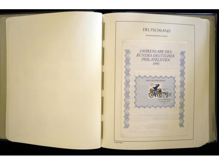 1949/90, gestempelte, in den Hauptnummern weit überkomplette Sammlung, dabei etliche Briefe teils mit guten Frankaturen, ein 