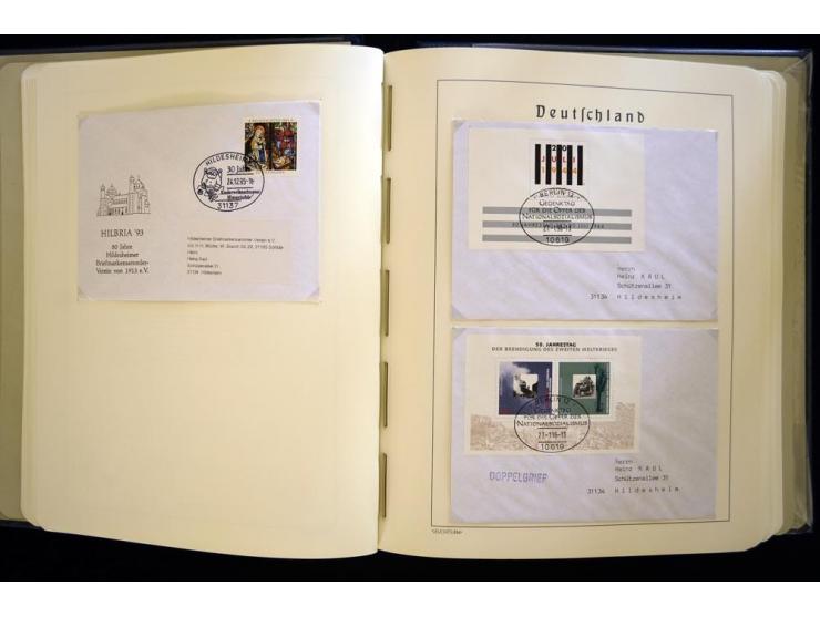 1949/90, gestempelte, in den Hauptnummern weit überkomplette Sammlung, dabei etliche Briefe teils mit guten Frankaturen, ein 