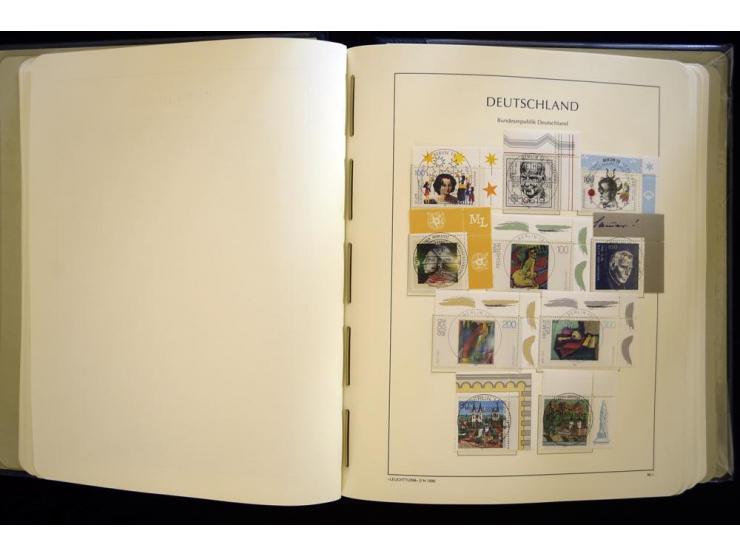1949/90, gestempelte, in den Hauptnummern weit überkomplette Sammlung, dabei etliche Briefe teils mit guten Frankaturen, ein 