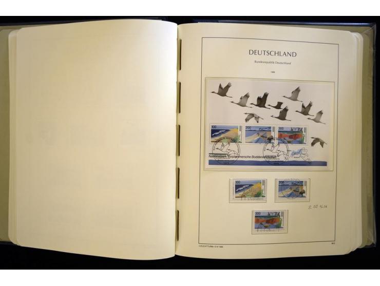 1949/90, gestempelte, in den Hauptnummern weit überkomplette Sammlung, dabei etliche Briefe teils mit guten Frankaturen, ein 