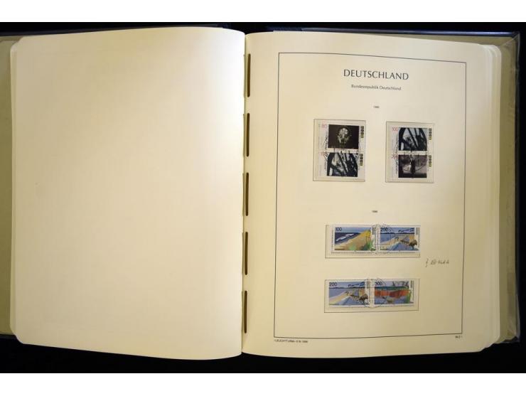 1949/90, gestempelte, in den Hauptnummern weit überkomplette Sammlung, dabei etliche Briefe teils mit guten Frankaturen, ein 