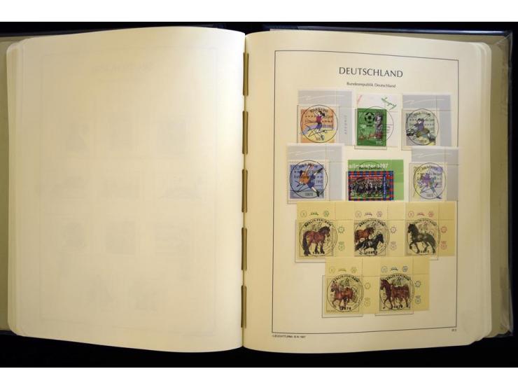 1949/90, gestempelte, in den Hauptnummern weit überkomplette Sammlung, dabei etliche Briefe teils mit guten Frankaturen, ein 