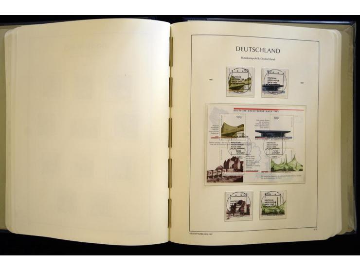 1949/90, gestempelte, in den Hauptnummern weit überkomplette Sammlung, dabei etliche Briefe teils mit guten Frankaturen, ein 