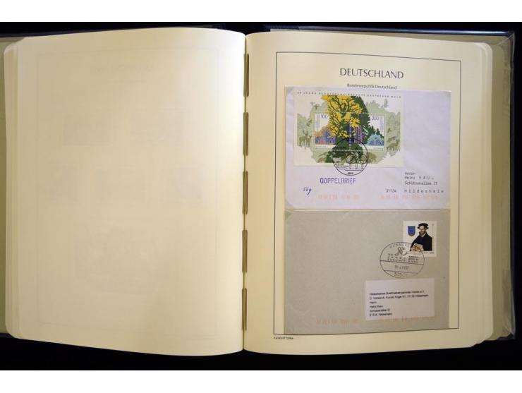 1949/90, gestempelte, in den Hauptnummern weit überkomplette Sammlung, dabei etliche Briefe teils mit guten Frankaturen, ein 