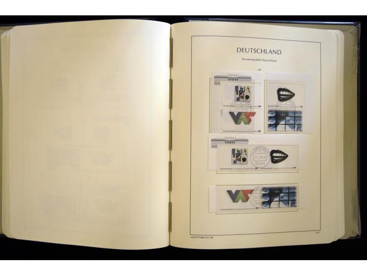 1949/90, gestempelte, in den Hauptnummern weit überkomplette Sammlung, dabei etliche Briefe teils mit guten Frankaturen, ein 