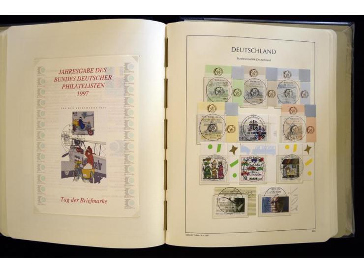 1949/90, gestempelte, in den Hauptnummern weit überkomplette Sammlung, dabei etliche Briefe teils mit guten Frankaturen, ein 