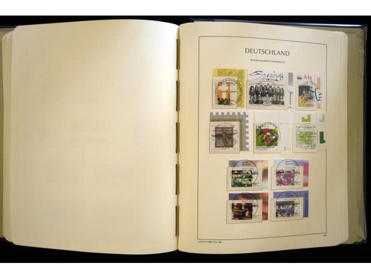 1949/90, gestempelte, in den Hauptnummern weit überkomplette Sammlung, dabei etliche Briefe teils mit guten Frankaturen, ein 