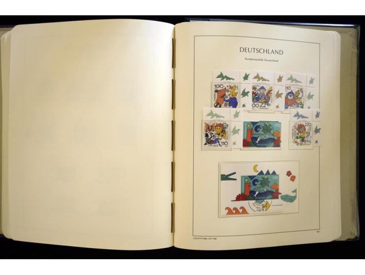 1949/90, gestempelte, in den Hauptnummern weit überkomplette Sammlung, dabei etliche Briefe teils mit guten Frankaturen, ein 