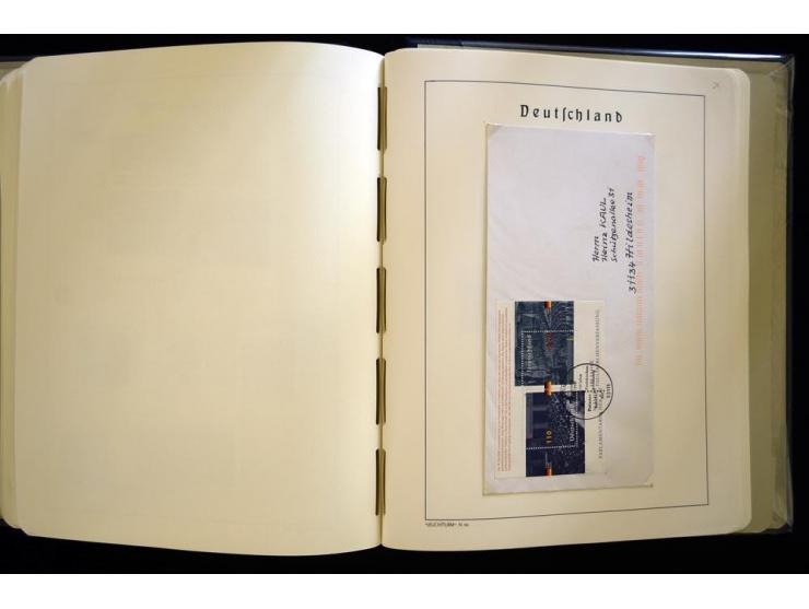 1949/90, gestempelte, in den Hauptnummern weit überkomplette Sammlung, dabei etliche Briefe teils mit guten Frankaturen, ein 
