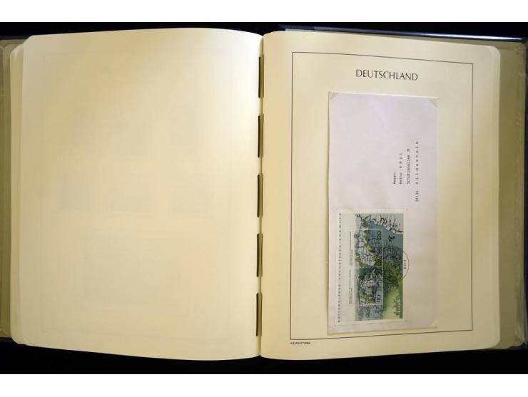 1949/90, gestempelte, in den Hauptnummern weit überkomplette Sammlung, dabei etliche Briefe teils mit guten Frankaturen, ein 