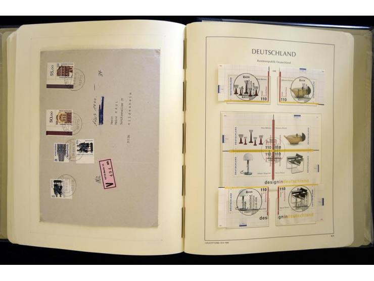 1949/90, gestempelte, in den Hauptnummern weit überkomplette Sammlung, dabei etliche Briefe teils mit guten Frankaturen, ein 