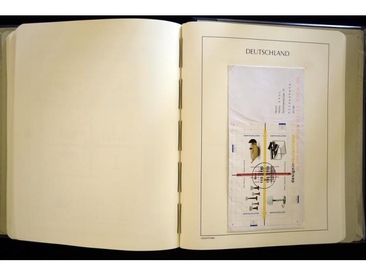 1949/90, gestempelte, in den Hauptnummern weit überkomplette Sammlung, dabei etliche Briefe teils mit guten Frankaturen, ein 