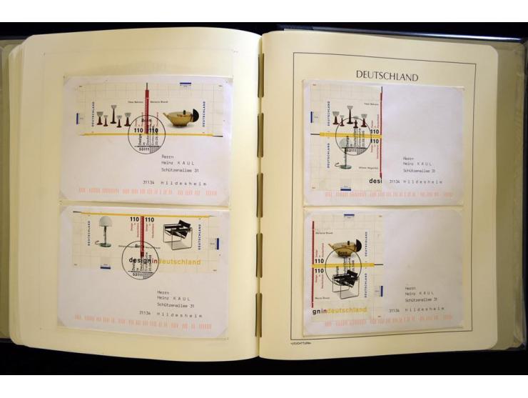 1949/90, gestempelte, in den Hauptnummern weit überkomplette Sammlung, dabei etliche Briefe teils mit guten Frankaturen, ein 