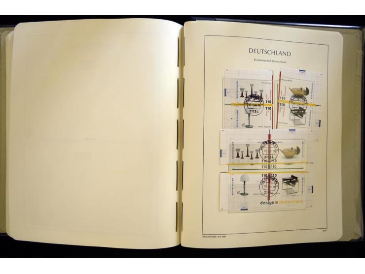 1949/90, gestempelte, in den Hauptnummern weit überkomplette Sammlung, dabei etliche Briefe teils mit guten Frankaturen, ein 