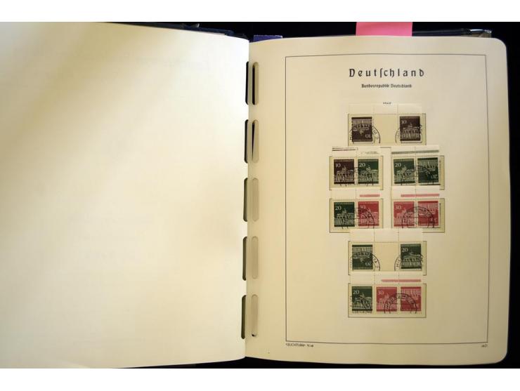 1949/90, gestempelte, in den Hauptnummern weit überkomplette Sammlung, dabei etliche Briefe teils mit guten Frankaturen, ein 