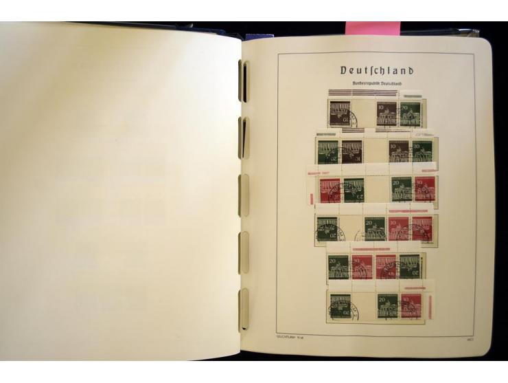 1949/90, gestempelte, in den Hauptnummern weit überkomplette Sammlung, dabei etliche Briefe teils mit guten Frankaturen, ein 