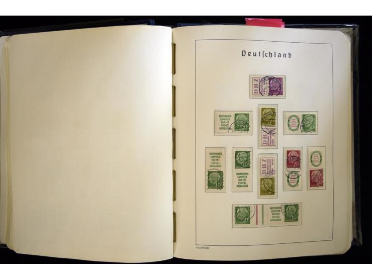 1949/90, gestempelte, in den Hauptnummern weit überkomplette Sammlung, dabei etliche Briefe teils mit guten Frankaturen, ein 