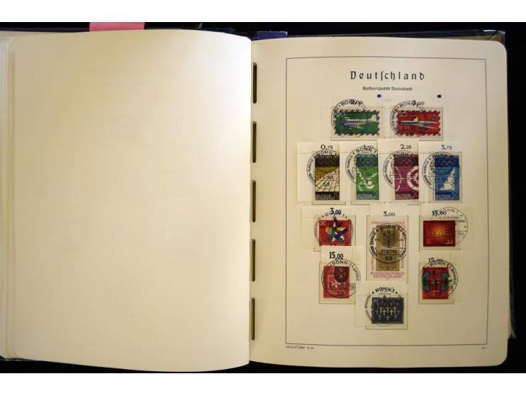 1949/90, gestempelte, in den Hauptnummern weit überkomplette Sammlung, dabei etliche Briefe teils mit guten Frankaturen, ein 