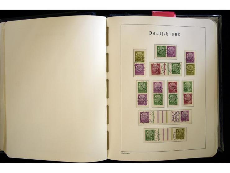 1949/90, gestempelte, in den Hauptnummern weit überkomplette Sammlung, dabei etliche Briefe teils mit guten Frankaturen, ein 