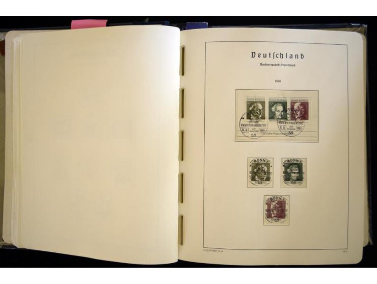 1949/90, gestempelte, in den Hauptnummern weit überkomplette Sammlung, dabei etliche Briefe teils mit guten Frankaturen, ein 