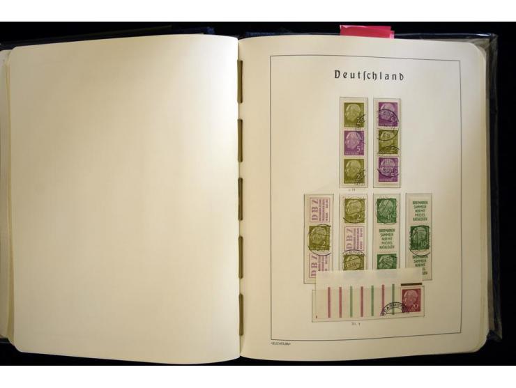 1949/90, gestempelte, in den Hauptnummern weit überkomplette Sammlung, dabei etliche Briefe teils mit guten Frankaturen, ein 
