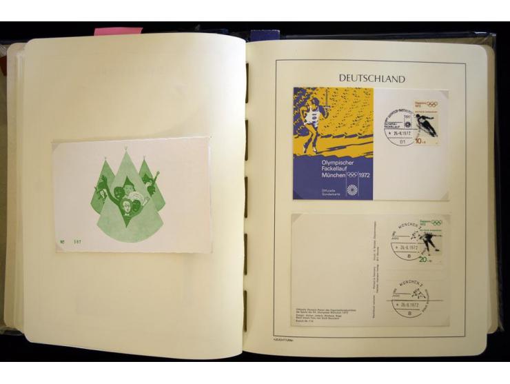 1949/90, gestempelte, in den Hauptnummern weit überkomplette Sammlung, dabei etliche Briefe teils mit guten Frankaturen, ein 