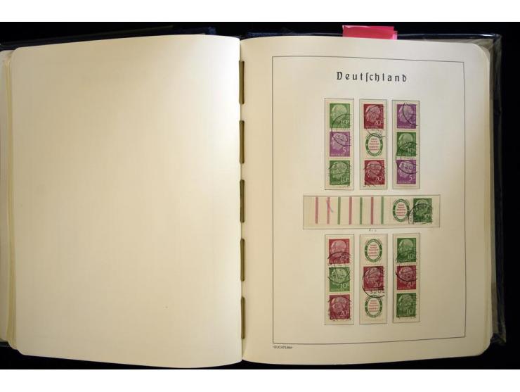 1949/90, gestempelte, in den Hauptnummern weit überkomplette Sammlung, dabei etliche Briefe teils mit guten Frankaturen, ein 