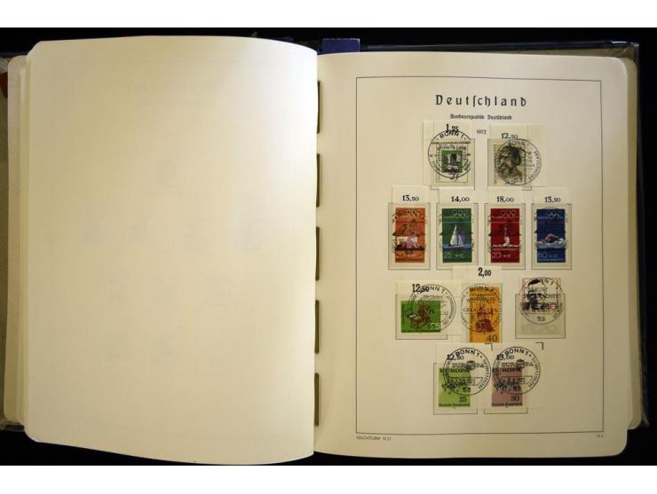 1949/90, gestempelte, in den Hauptnummern weit überkomplette Sammlung, dabei etliche Briefe teils mit guten Frankaturen, ein 