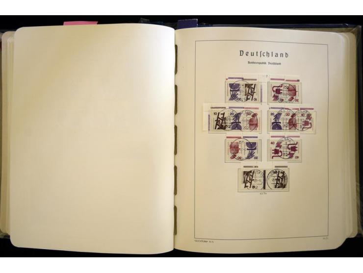 1949/90, gestempelte, in den Hauptnummern weit überkomplette Sammlung, dabei etliche Briefe teils mit guten Frankaturen, ein 