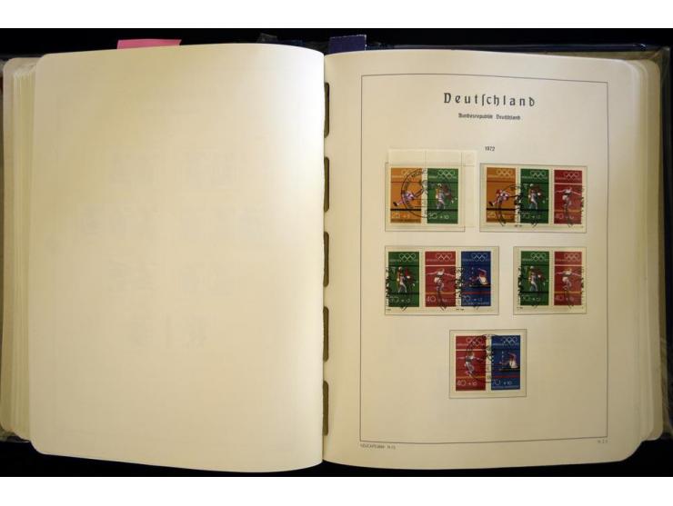 1949/90, gestempelte, in den Hauptnummern weit überkomplette Sammlung, dabei etliche Briefe teils mit guten Frankaturen, ein 