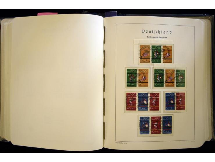 1949/90, gestempelte, in den Hauptnummern weit überkomplette Sammlung, dabei etliche Briefe teils mit guten Frankaturen, ein 