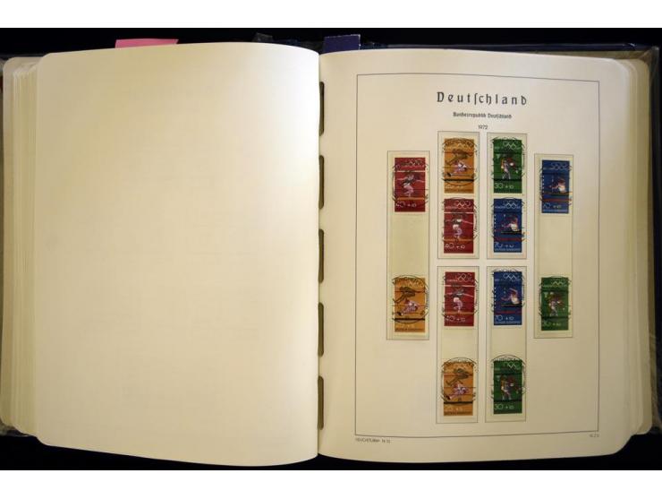 1949/90, gestempelte, in den Hauptnummern weit überkomplette Sammlung, dabei etliche Briefe teils mit guten Frankaturen, ein 