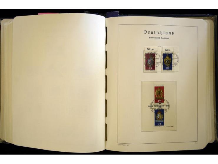 1949/90, gestempelte, in den Hauptnummern weit überkomplette Sammlung, dabei etliche Briefe teils mit guten Frankaturen, ein 