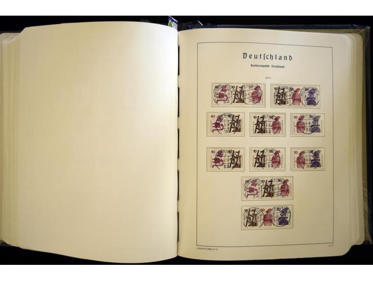 1949/90, gestempelte, in den Hauptnummern weit überkomplette Sammlung, dabei etliche Briefe teils mit guten Frankaturen, ein 
