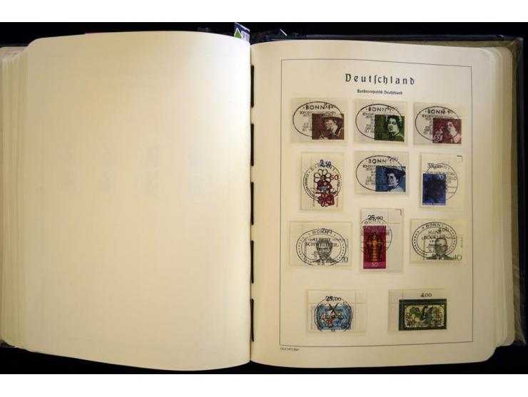 1949/90, gestempelte, in den Hauptnummern weit überkomplette Sammlung, dabei etliche Briefe teils mit guten Frankaturen, ein 