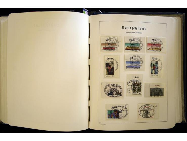 1949/90, gestempelte, in den Hauptnummern weit überkomplette Sammlung, dabei etliche Briefe teils mit guten Frankaturen, ein 