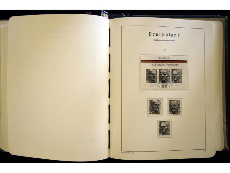 1949/90, gestempelte, in den Hauptnummern weit überkomplette Sammlung, dabei etliche Briefe teils mit guten Frankaturen, ein 